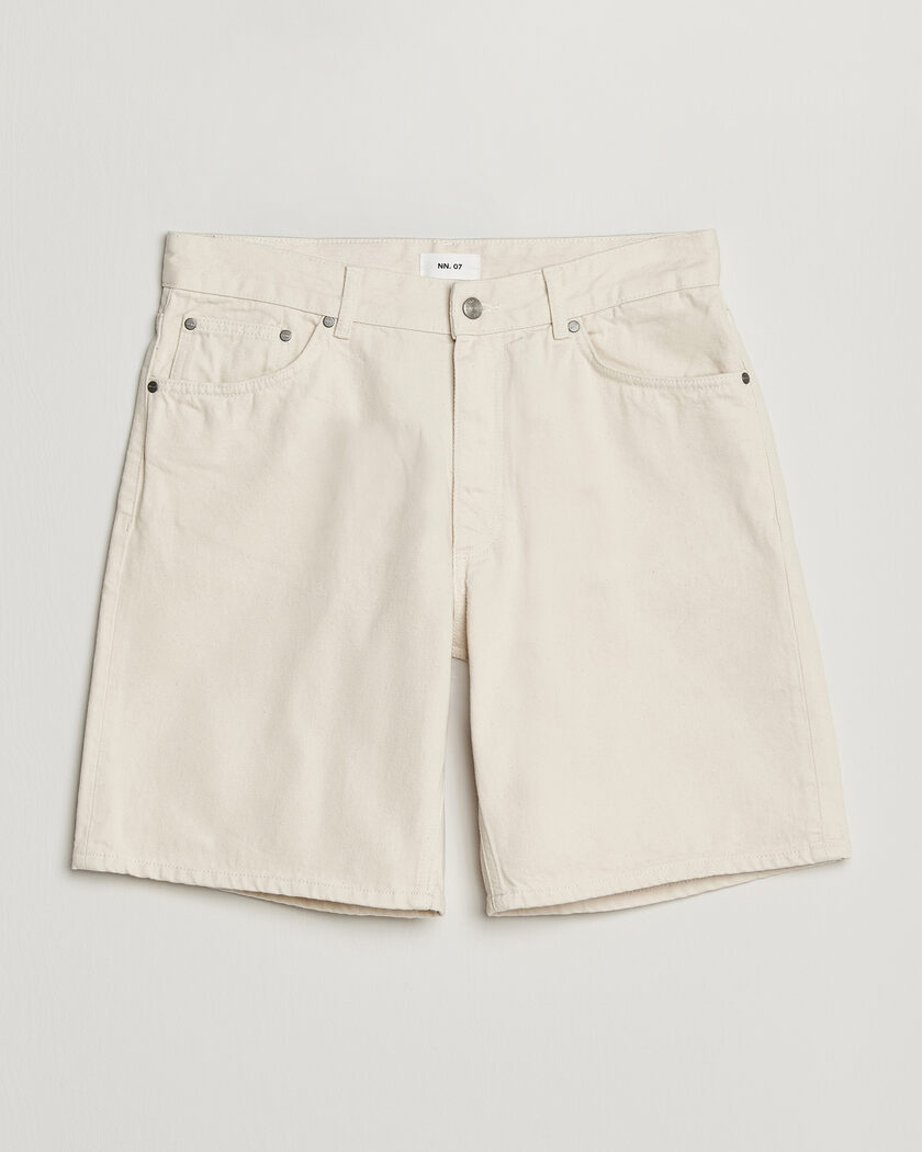 NN07 Otis Denim Shorts Ecru – Blanc