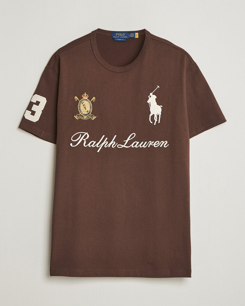 Polo Ralph Lauren Classic Fit Team T-shirt Nutmeg Brown – Marron