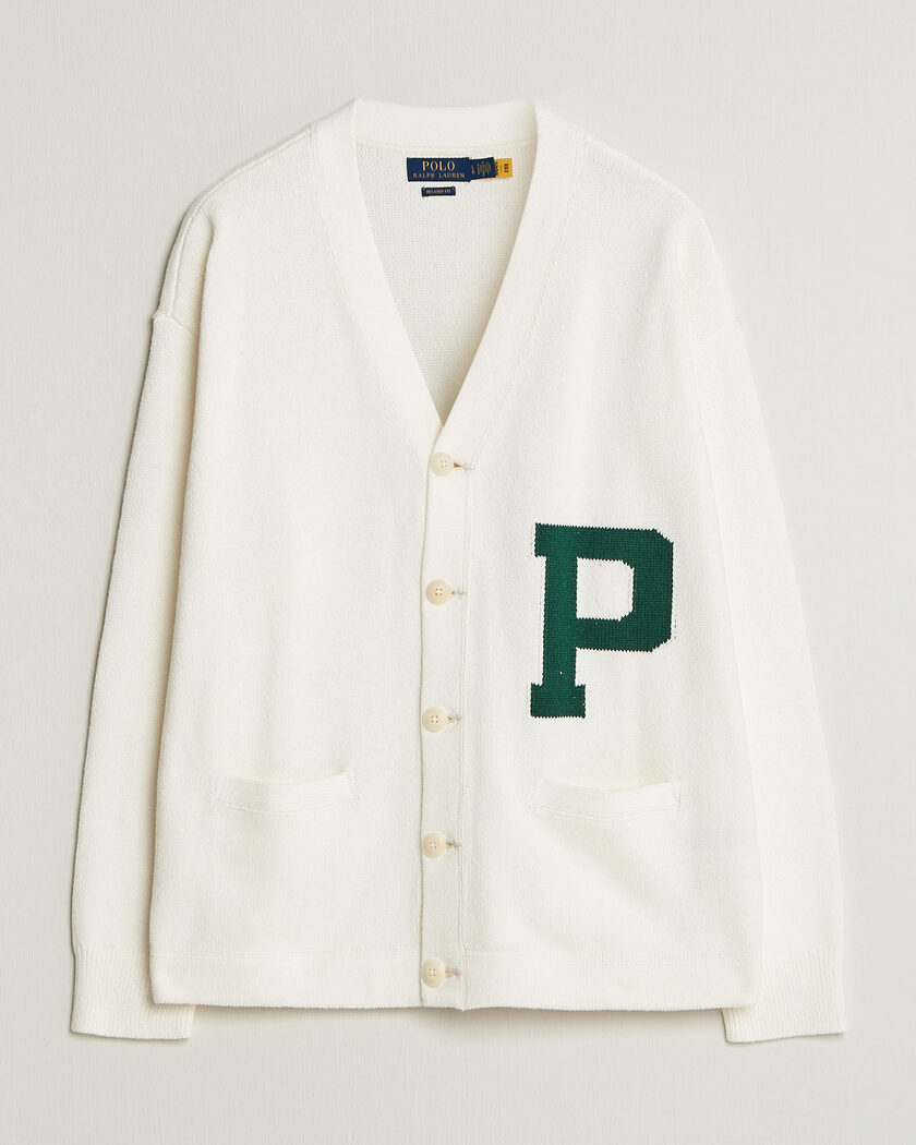 Polo Ralph Lauren P Cardigan Cream Combo – Blanc