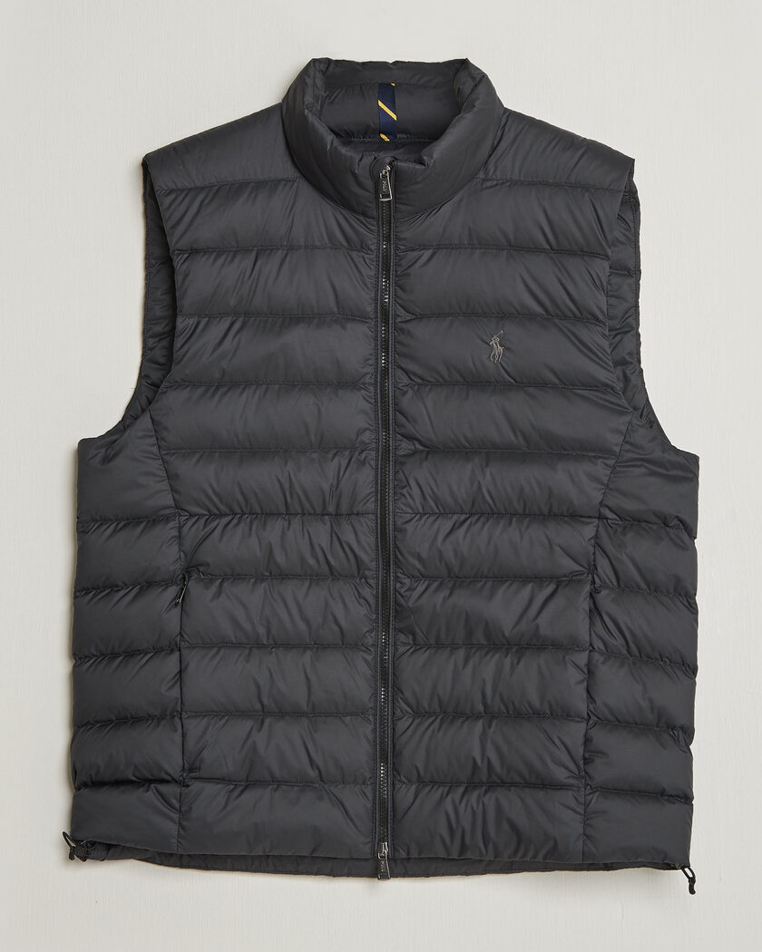 Polo Ralph Lauren Quilted Matt Vest Polo Black – Zwart