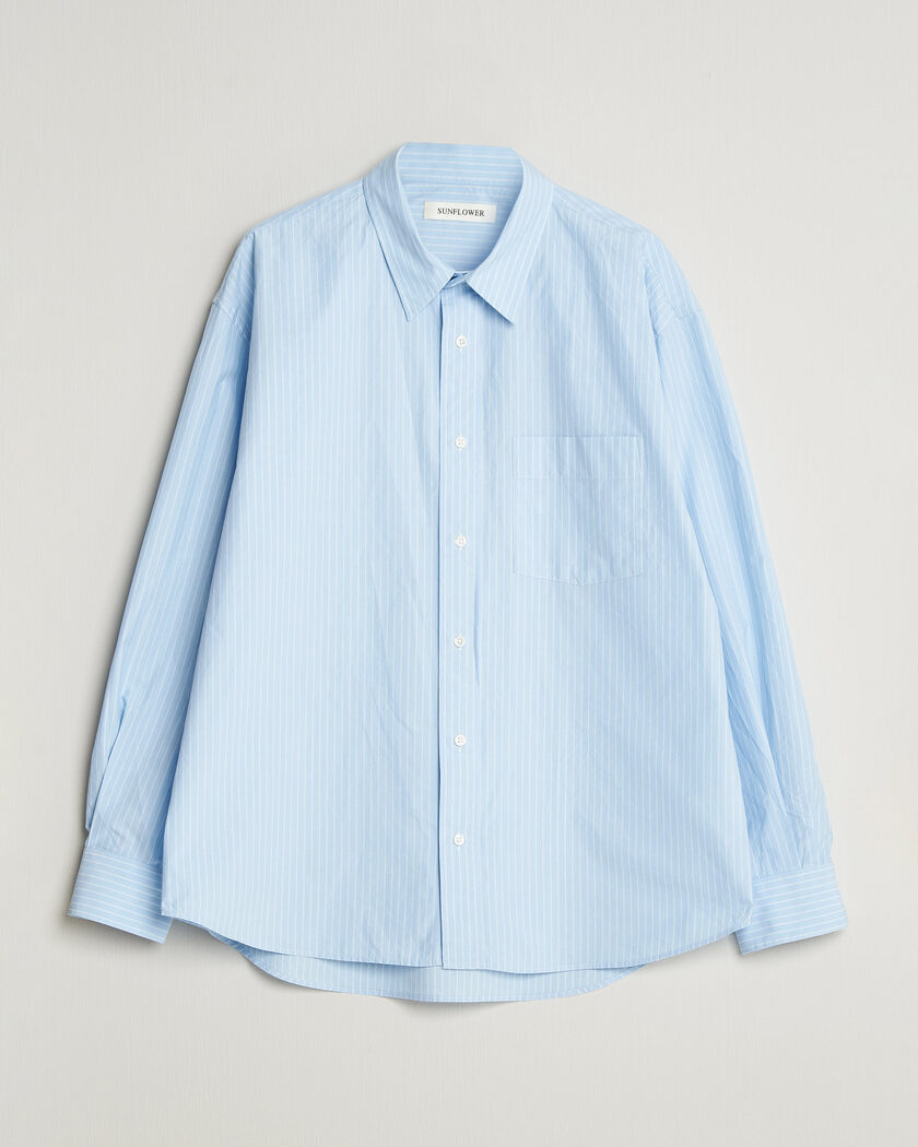Sunflower New Base Shirt Light Blue Stripe – Bleu