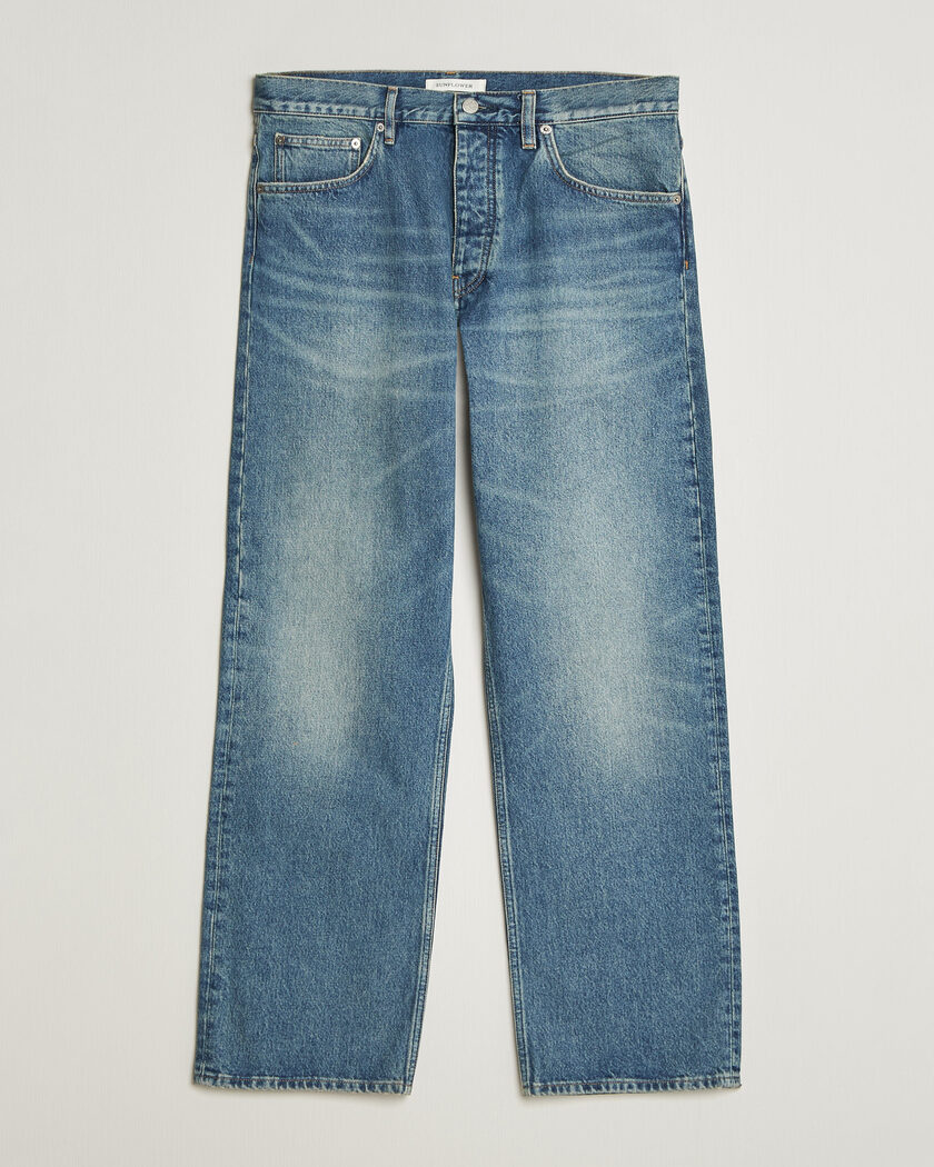 Sunflower Loose Jeans Blue Vintage – Blauw