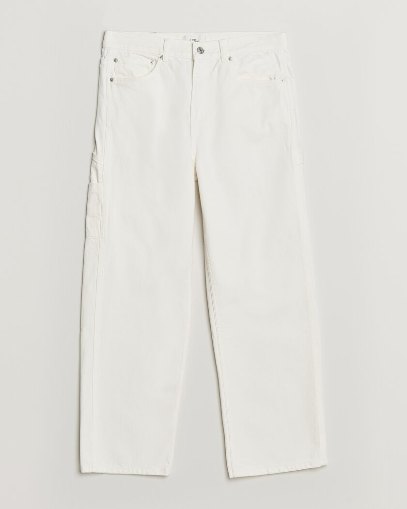 LES DEUX Carpenter Jeans Light Ivory – Wit
