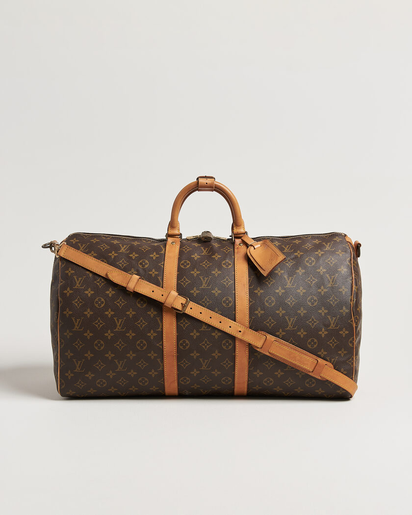 Louis Vuitton Pre-Owned Keepall Bandouliére 55 Monogram – Bruin