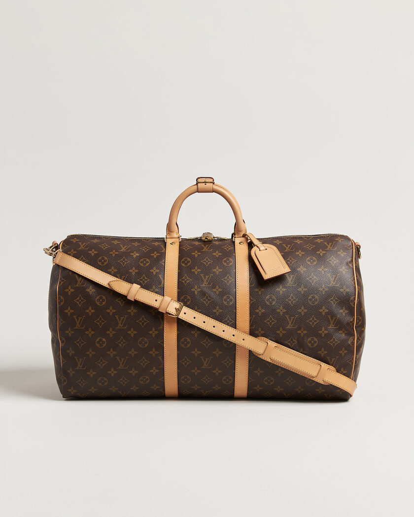 Louis Vuitton Pre-Owned Keepall Bandouliére 55 Monogram – Marron