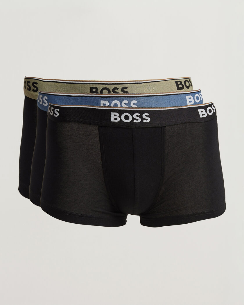 BOSS BLACK 3-Pack Trunk Black – Zwart