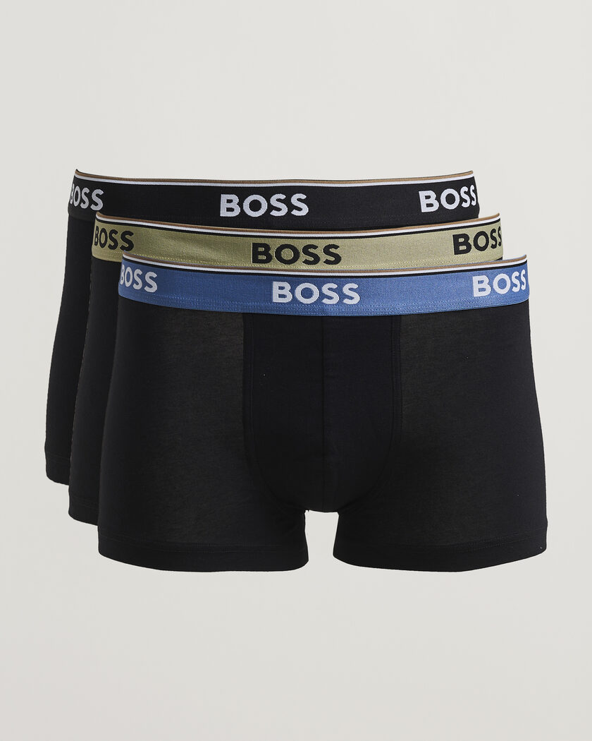 BOSS BLACK 3-Pack Trunk Black – Zwart
