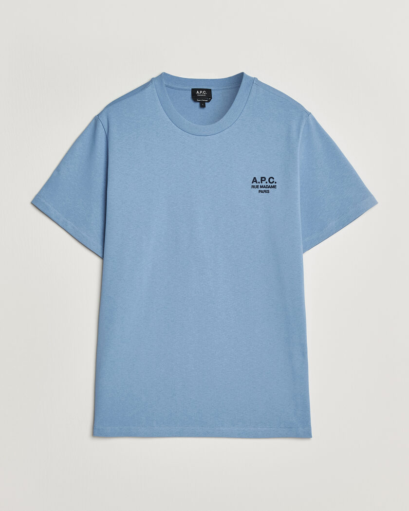 A.P.C. Rue Madame T-Shirt Light Blue – Bleu