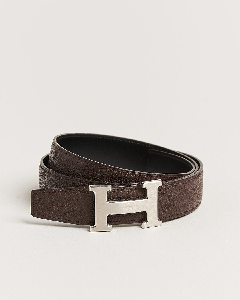 Hermès Pre-Owned Constance Reversible Belt 90 Brown/Black – Bruin