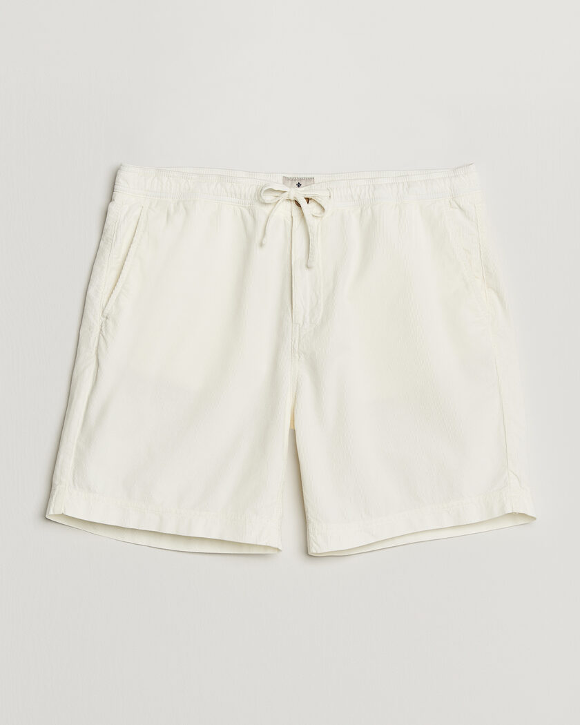 Morris Fenix Summer Cord Shorts Off White – Blanc