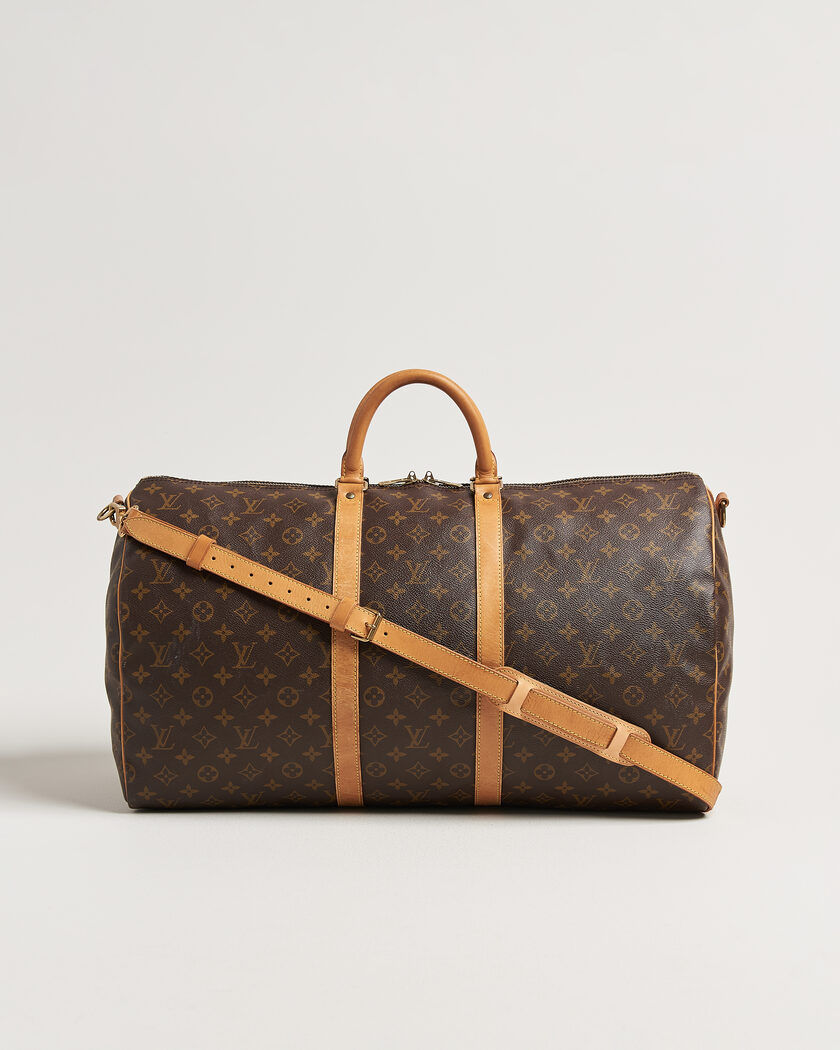 Louis Vuitton Pre-Owned Keepall 55 Bandouliére Monogram – Bruin