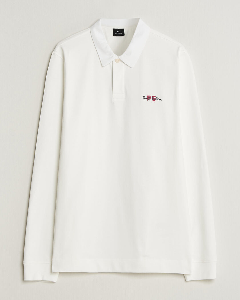PS Paul Smith Organic Cotton Rugger Off White – Wit