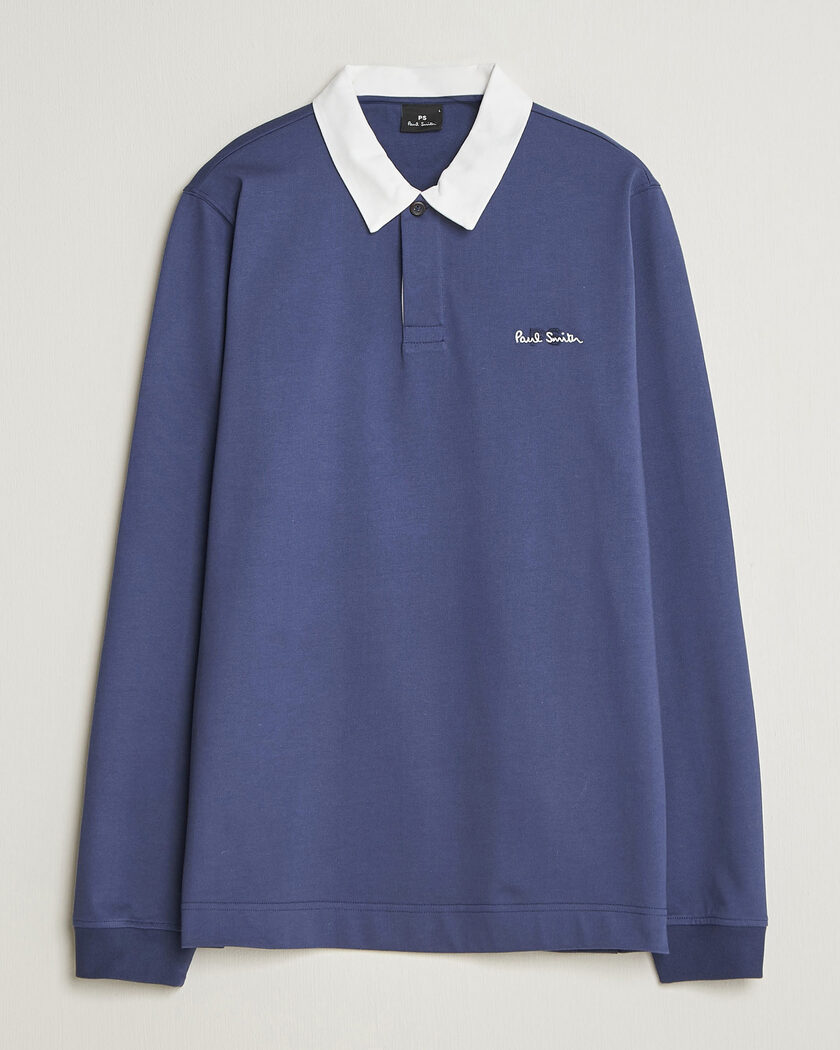 PS Paul Smith Organic Cotton Rugger Blue – Blauw