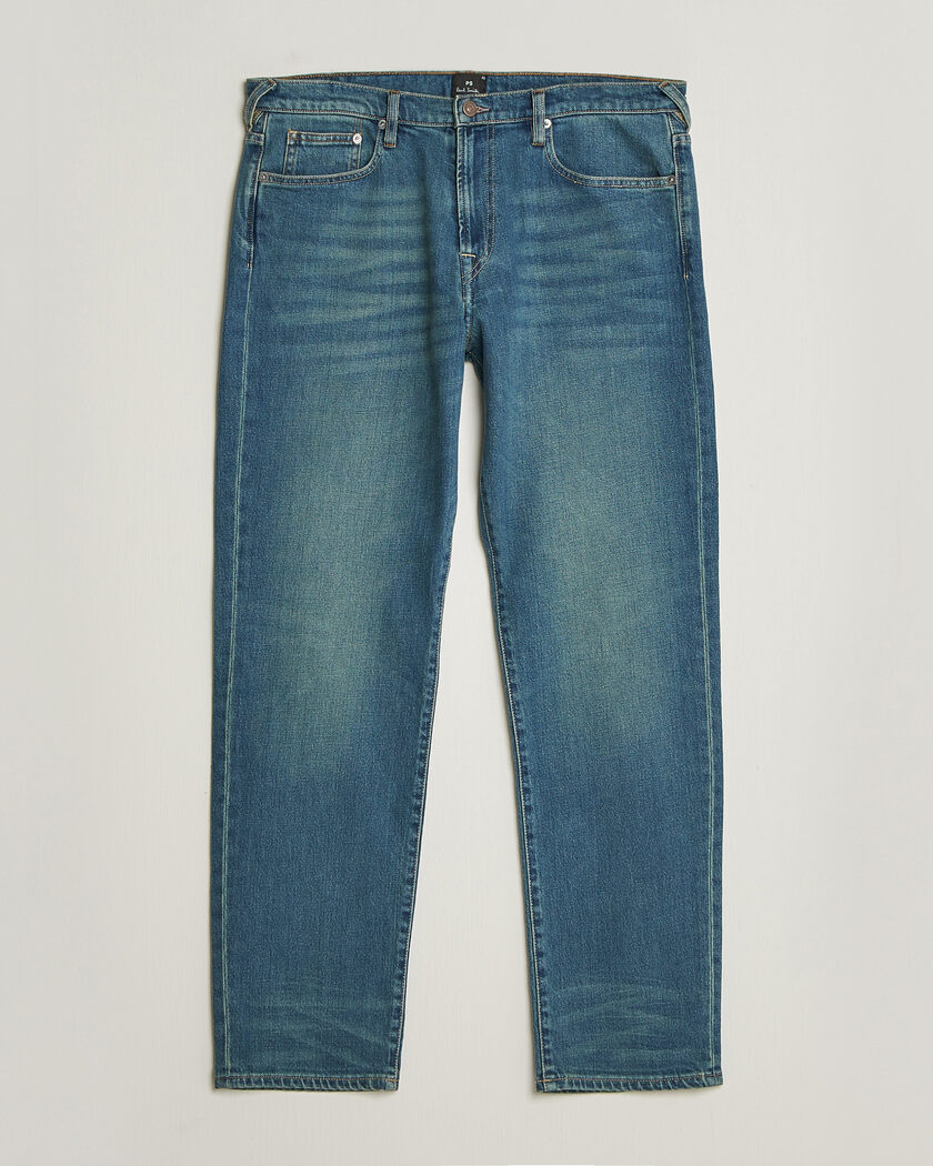 PS Paul Smith Relaxed Tapered Fit Jeans Vintage Blue – Blauw