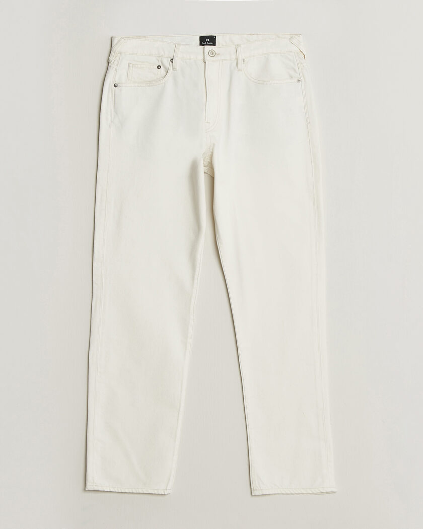 PS Paul Smith Relaxed Tapered Fit Jeans Off White – Wit