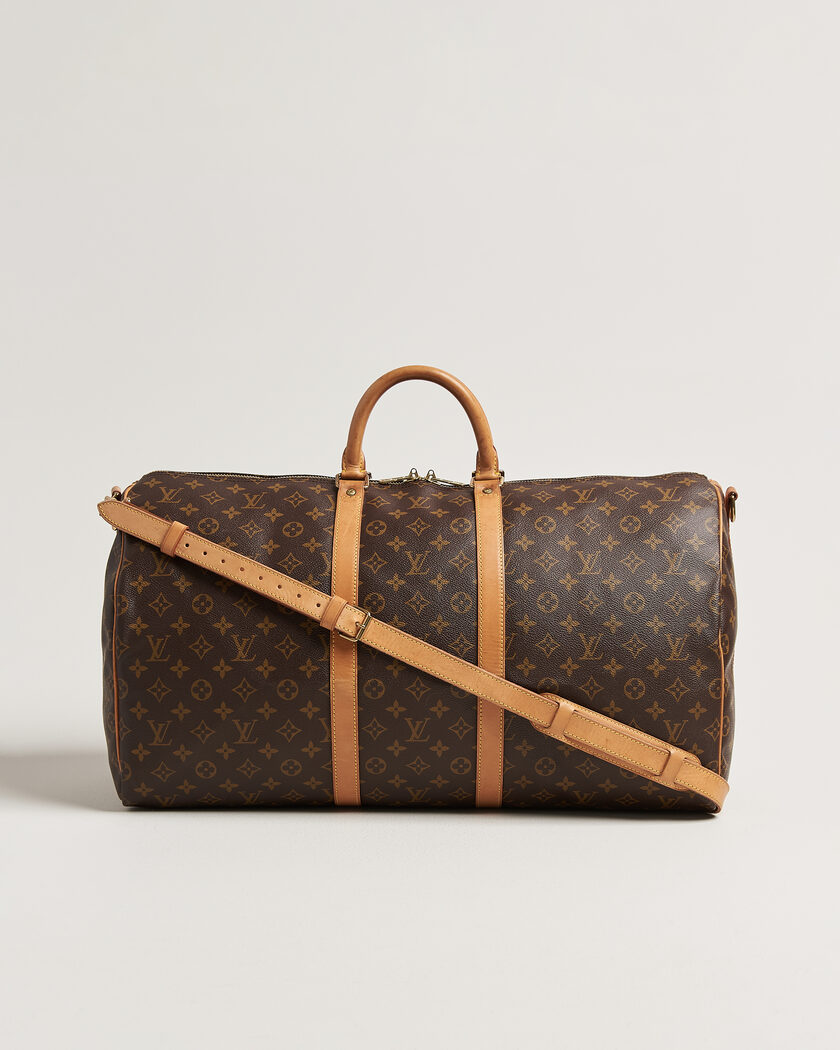 Louis Vuitton Pre-Owned Keepall 55 Bandouliére Monogram – Marron
