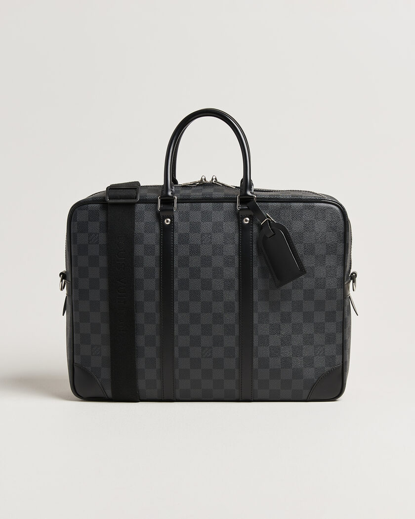 Louis Vuitton Pre-Owned Porte Documents Voyage Damier Graphite – Grijs