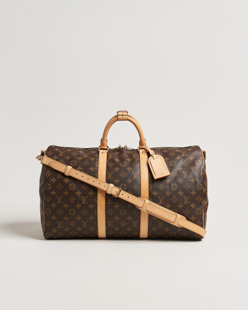 Louis Vuitton Pre-Owned Keepall 50 Bandouliére Monogram – Marron