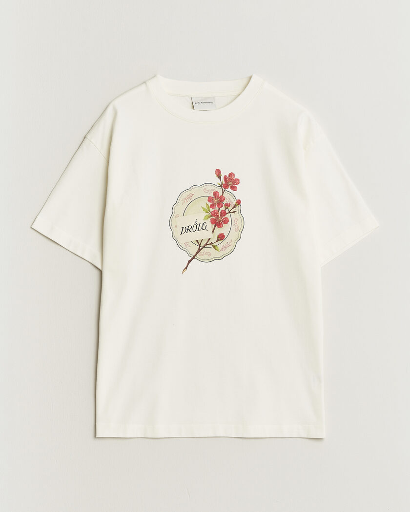 Drôle de Monsieur Porcelaine T-shirt Off White – Blanc