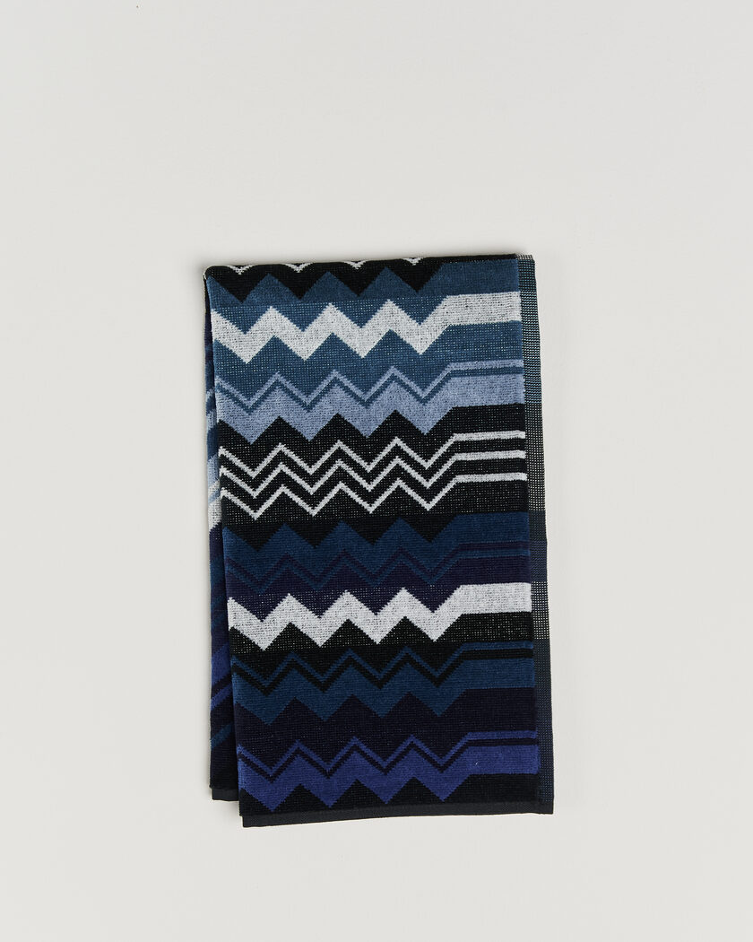 Missoni Home Giacomo Hand Towel 70x40cm Multi Blue – Bleu
