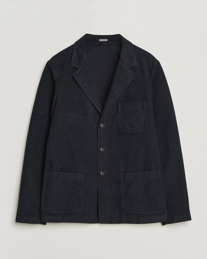 Massimo Alba Baglietto Moleskine Jacket Navy – Blauw