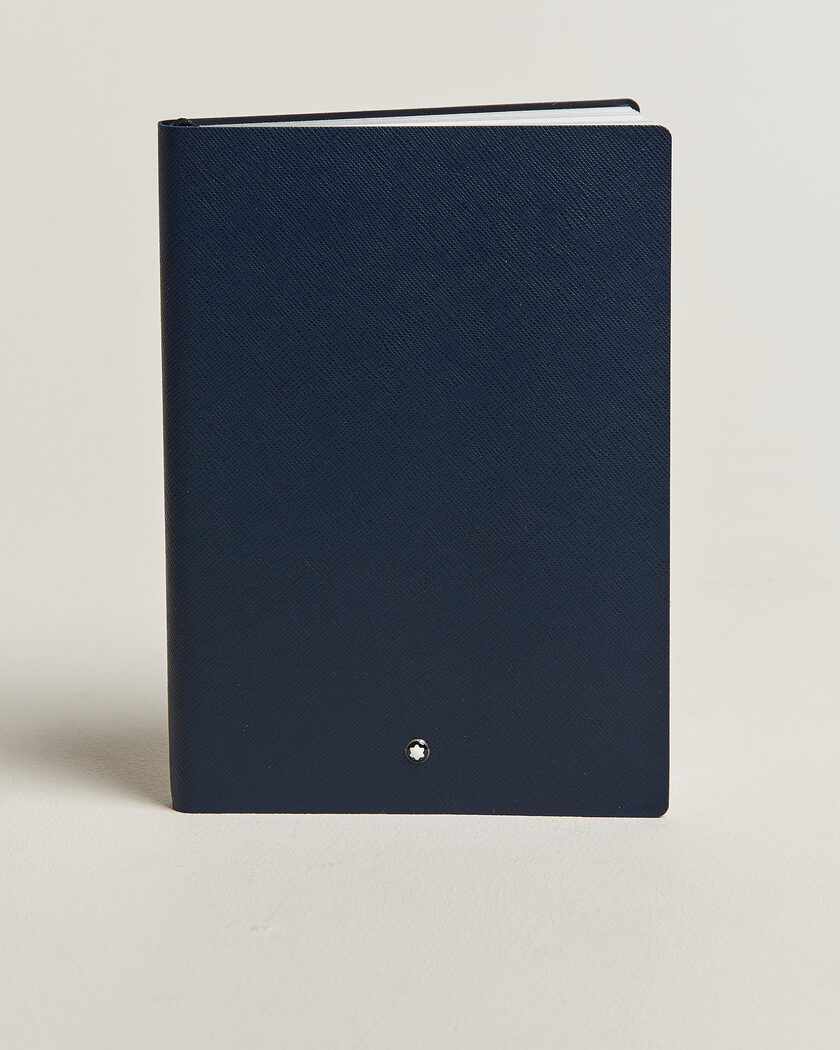 Montblanc Notebook Medium, Saffiano Leather Ink Blue – Bleu
