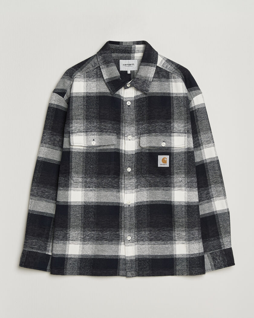 Carhartt WIP Esterson Checked Shirt Dark Navy – Bleu