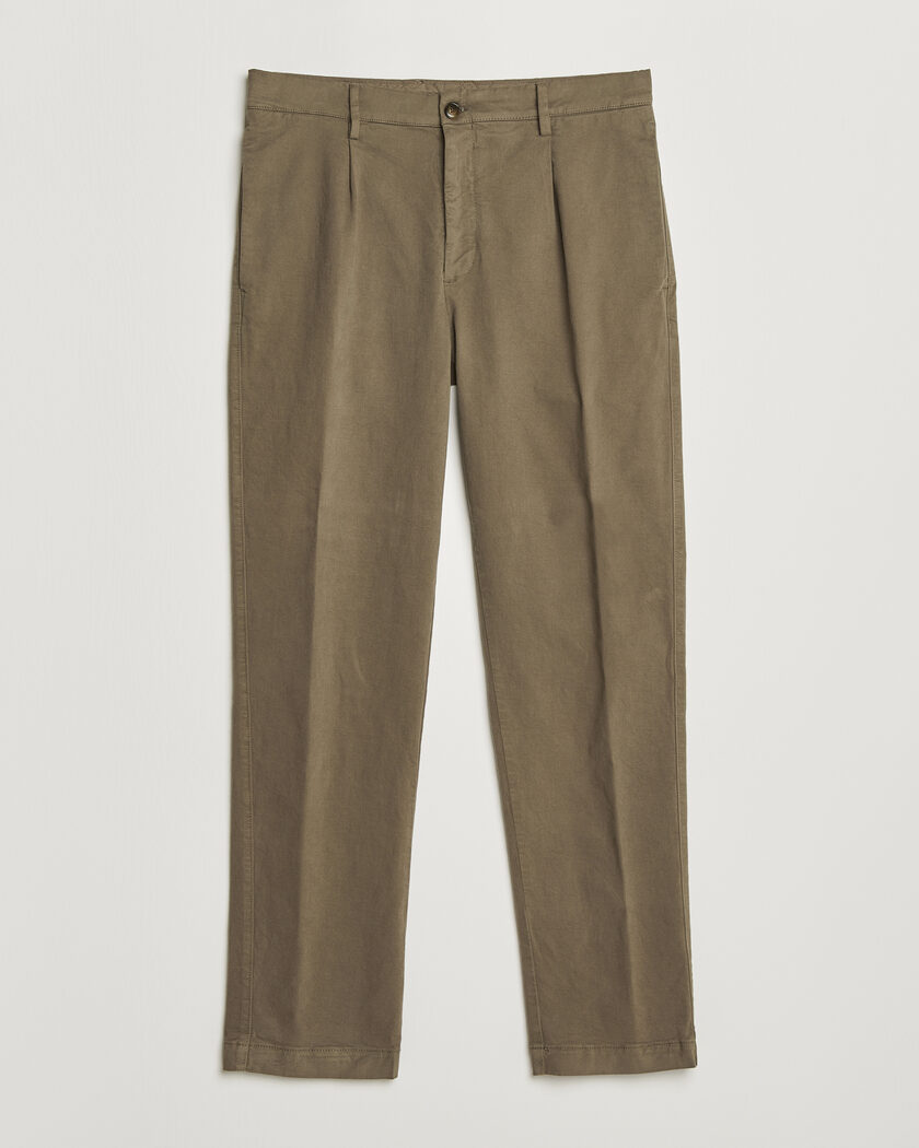 Canali Cotton/Cashmere Chinos Taupe – Marron