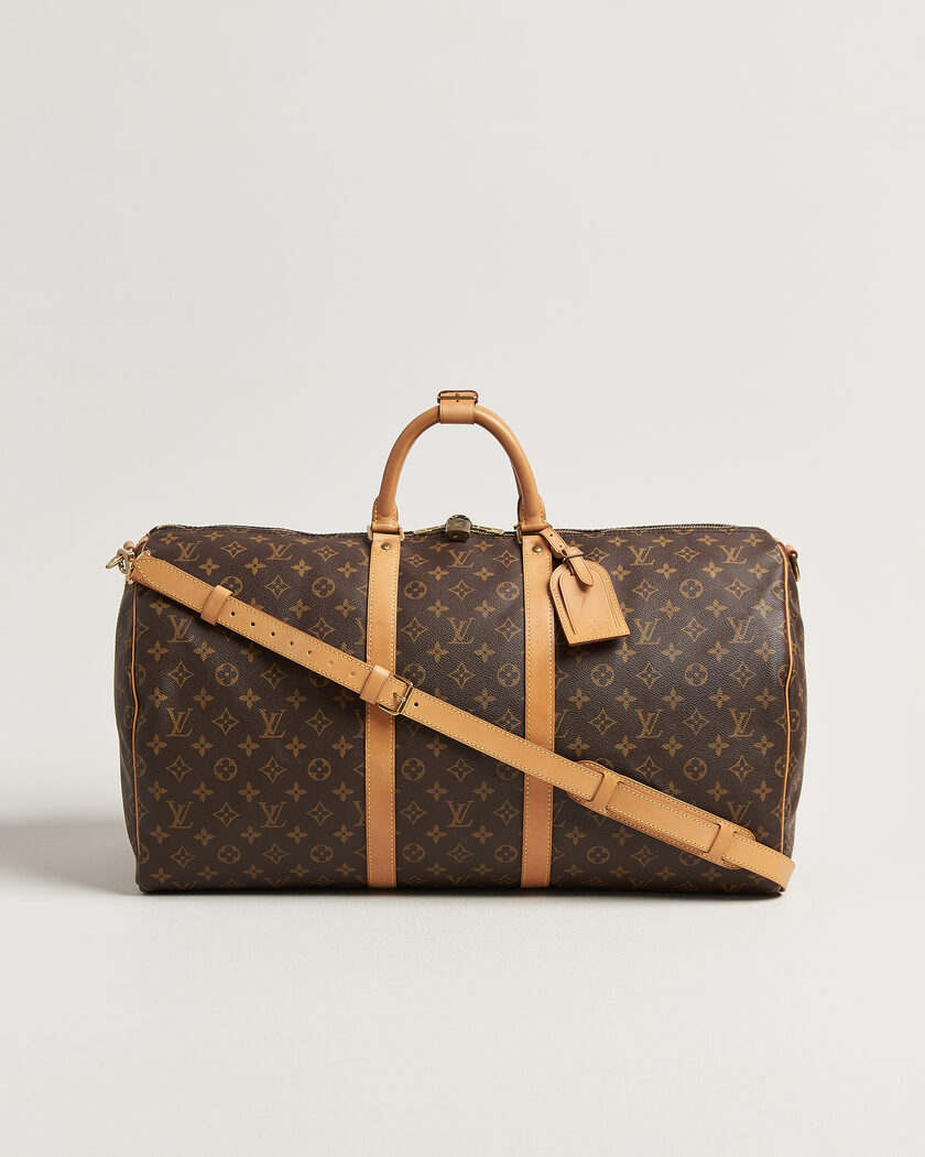 Louis Vuitton Pre-Owned Keepall 55 Bandouliére Monogram – Bruin
