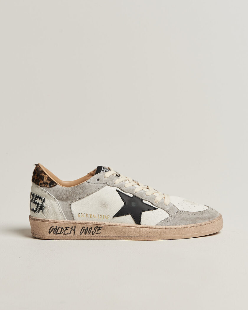 Golden Goose Ball Star Sneakers White/Grey – Wit