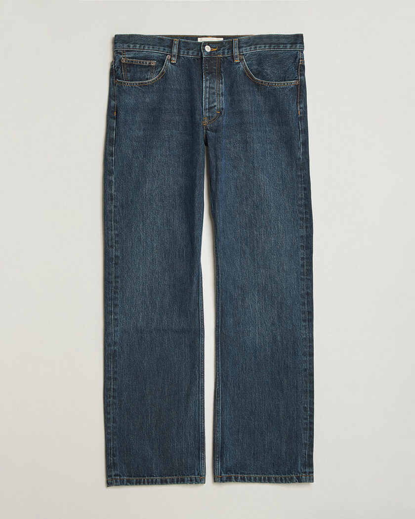 Jeanerica Arrow Straight Jeans Honey Mid Blue – Blauw