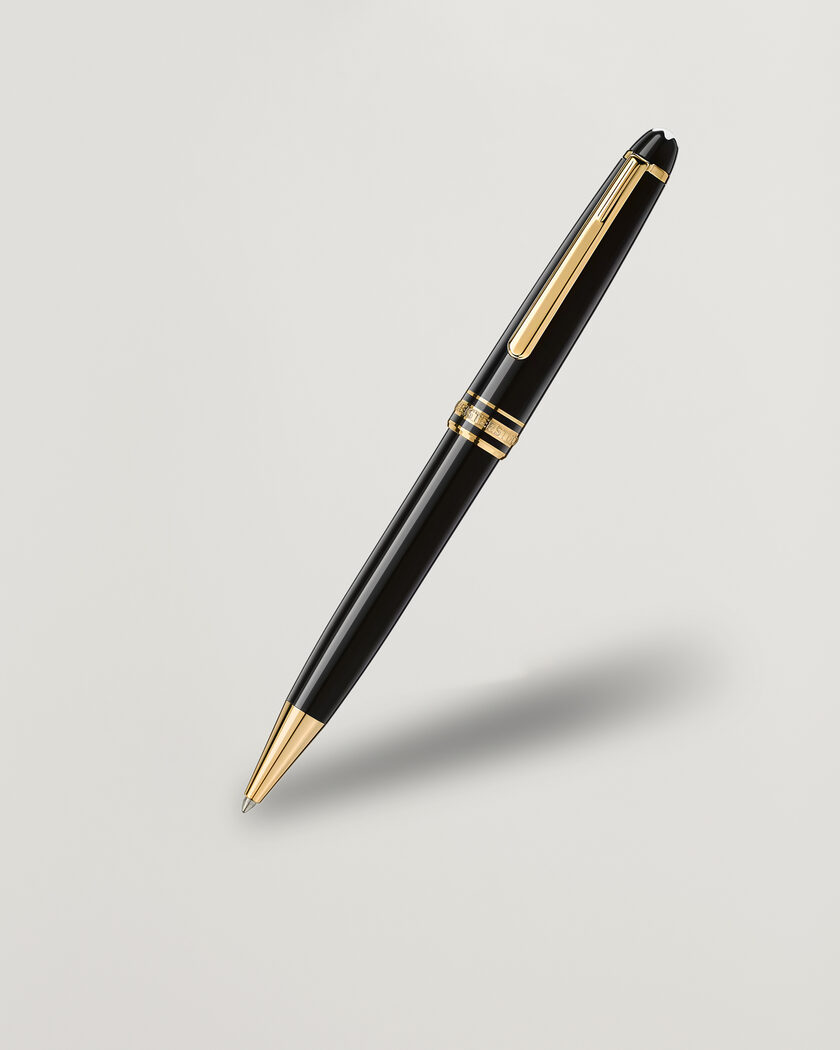 Montblanc Meisterstück Gold-Coated Midsize Ballpoint – Noir