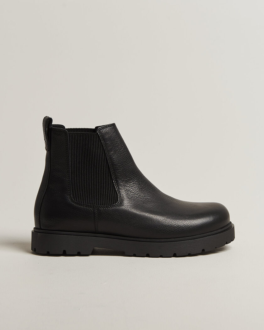 BIRKENSTOCK Highwood Leather Chelsea Boot Black – Noir