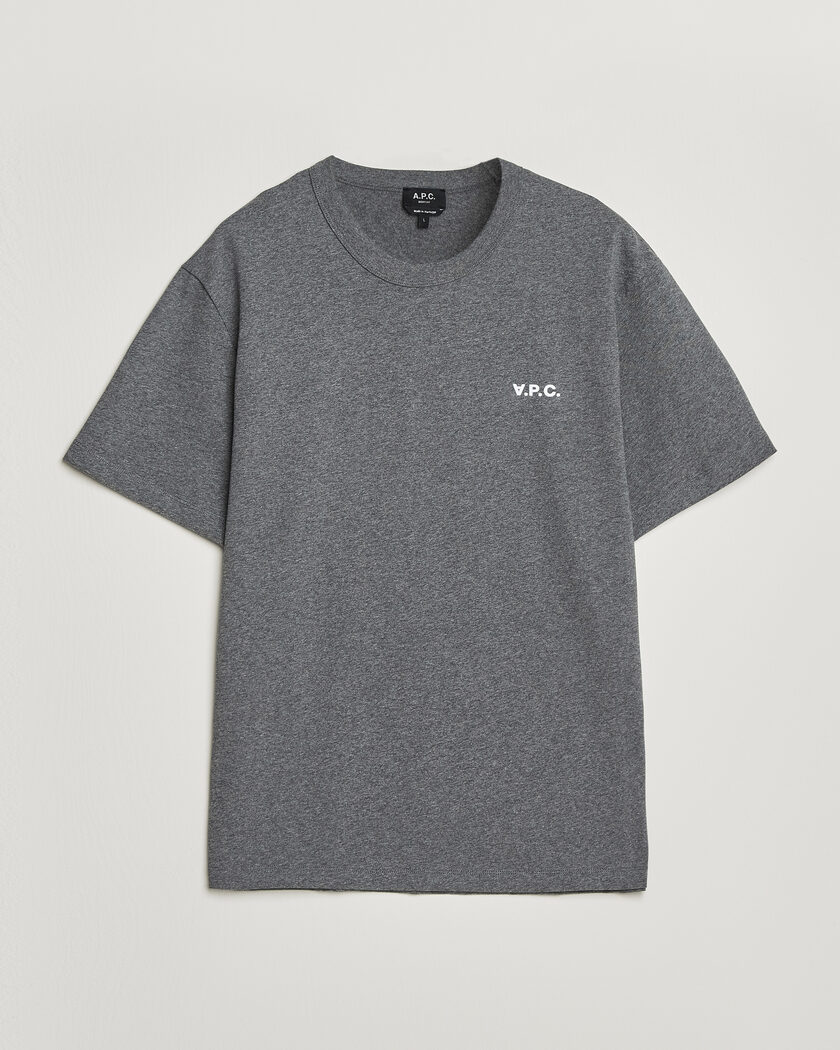 A.P.C. Boxy Fit Petit VPC T-Shirt Heathered Anthracite – Grijs