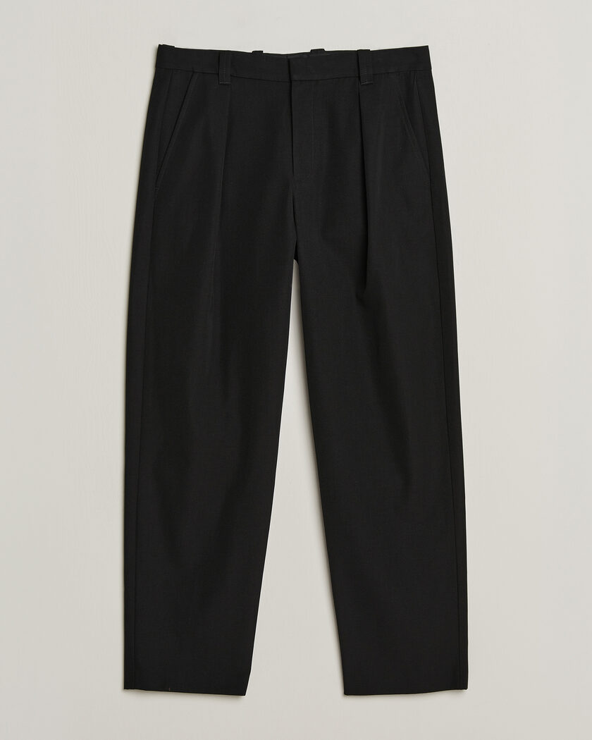 A.P.C. Renato Pleated Trousers Black – Zwart