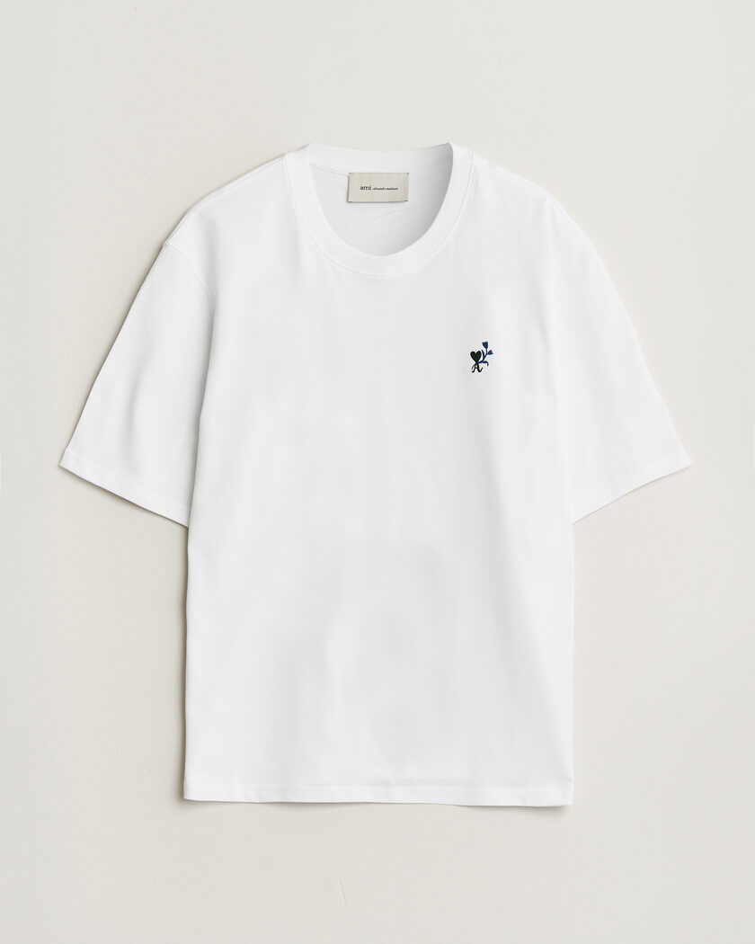 AMI Tulip Logo T-Shirt White – Wit