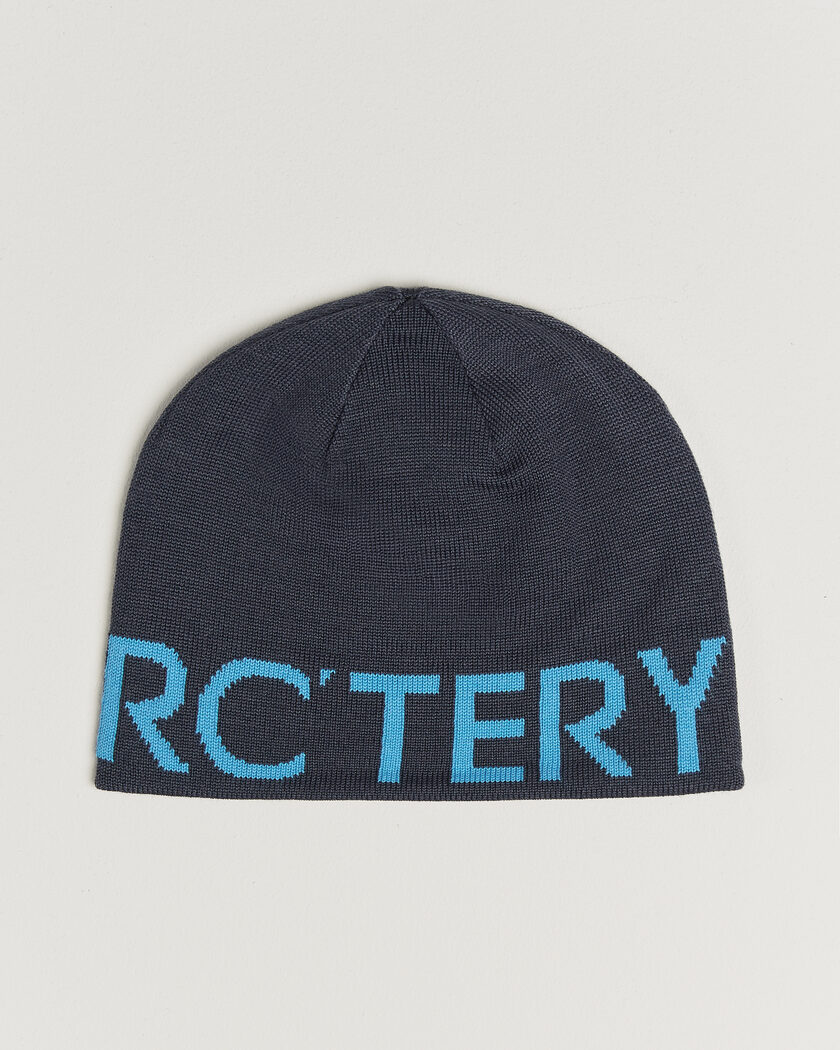 Arc'teryx Word Head Beanie Black Sapphire/Aqua – Blauw