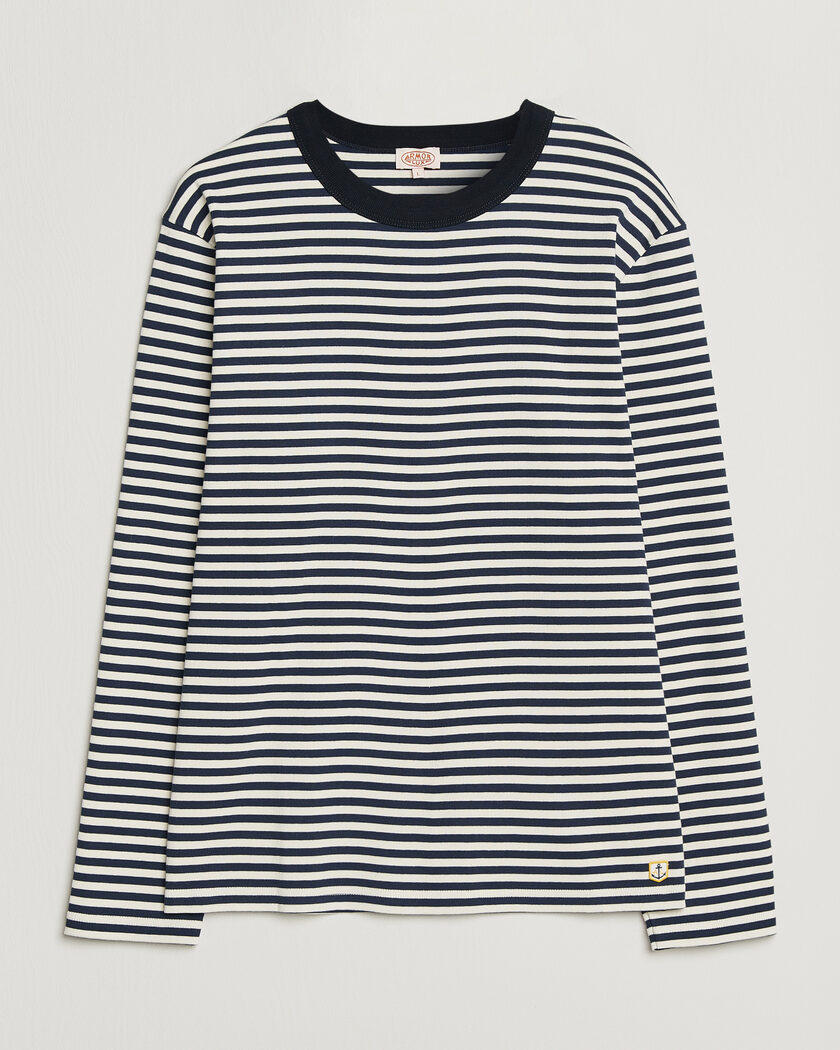 Armor-lux Héritage Striped Long Sleeve T-Shirt Marine/Milk – Multicolore
