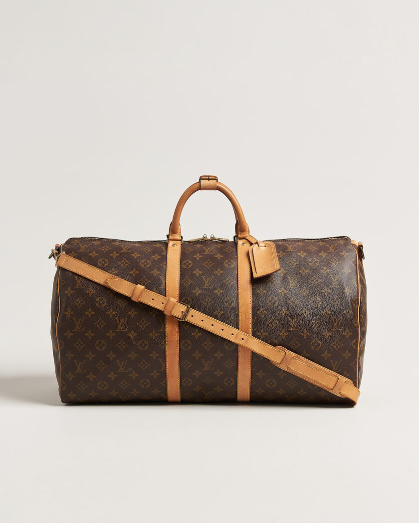 Louis Vuitton Pre-Owned Keepall Bandouliére 55 Monogram – Marron