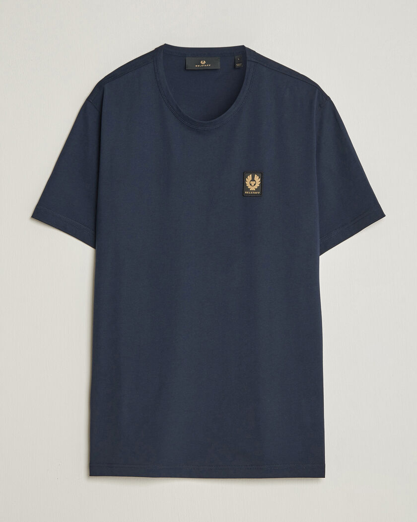 Belstaff Signature Crew Neck T-Shirt Dark Ink – Bleu