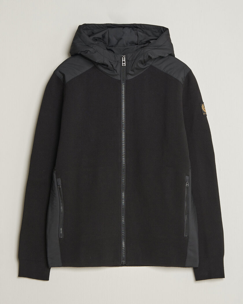 Belstaff Console Hooded Hybrid Jacket Black – Zwart