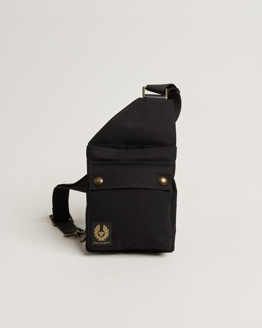 Belstaff Trailmaster Waxed Crossbody Bag Black – Zwart