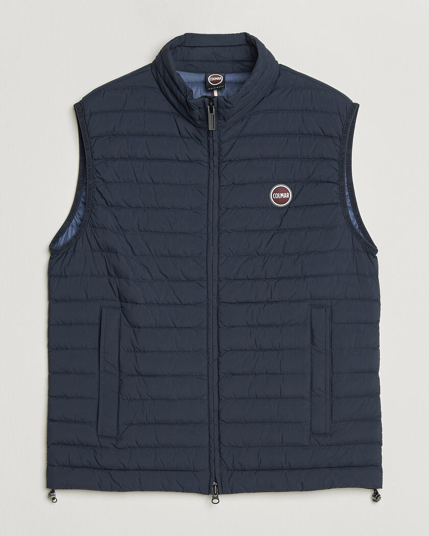 Colmar Lightweight Down Vest Navy – Bleu