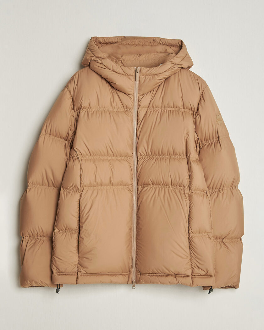Colmar Hood Down Jacket Marrakech – Marron