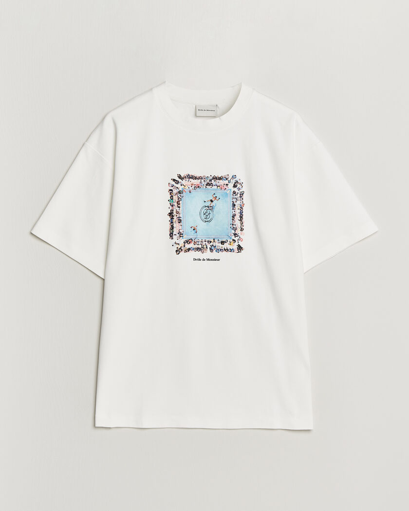 Drôle de Monsieur Boxers Ring T-Shirt Off White – Blanc