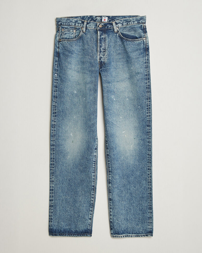 EDWIN Loose Straight Rainbow Selvage Jeans Mid Used – Blauw
