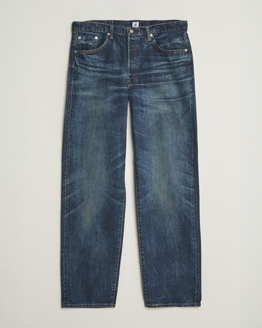 EDWIN Loose Straight Rainbow Selvage Jeans Dark Used – Blauw