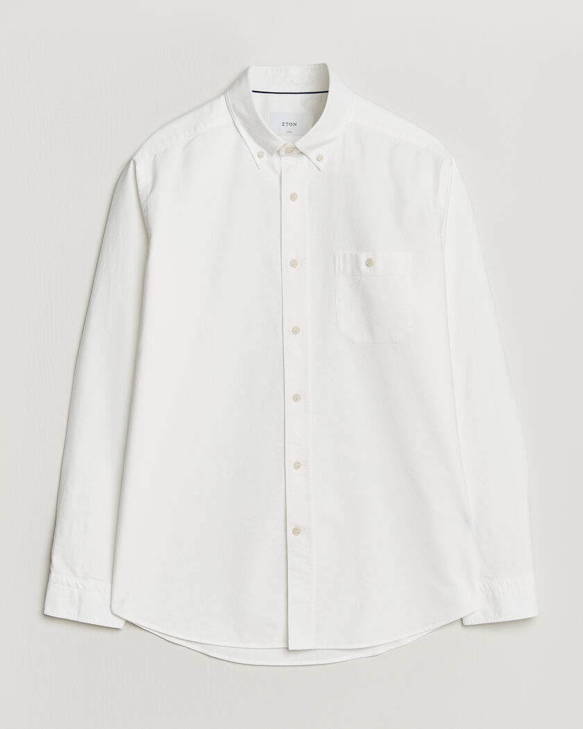 Eton Regular Fit Ivy Oxford Shirt White – Wit