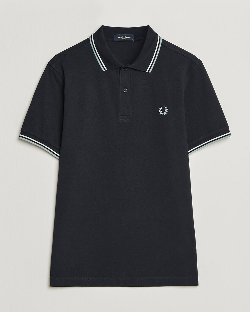 Fred Perry Twin Tipped Polo Shirt Navy – Blauw