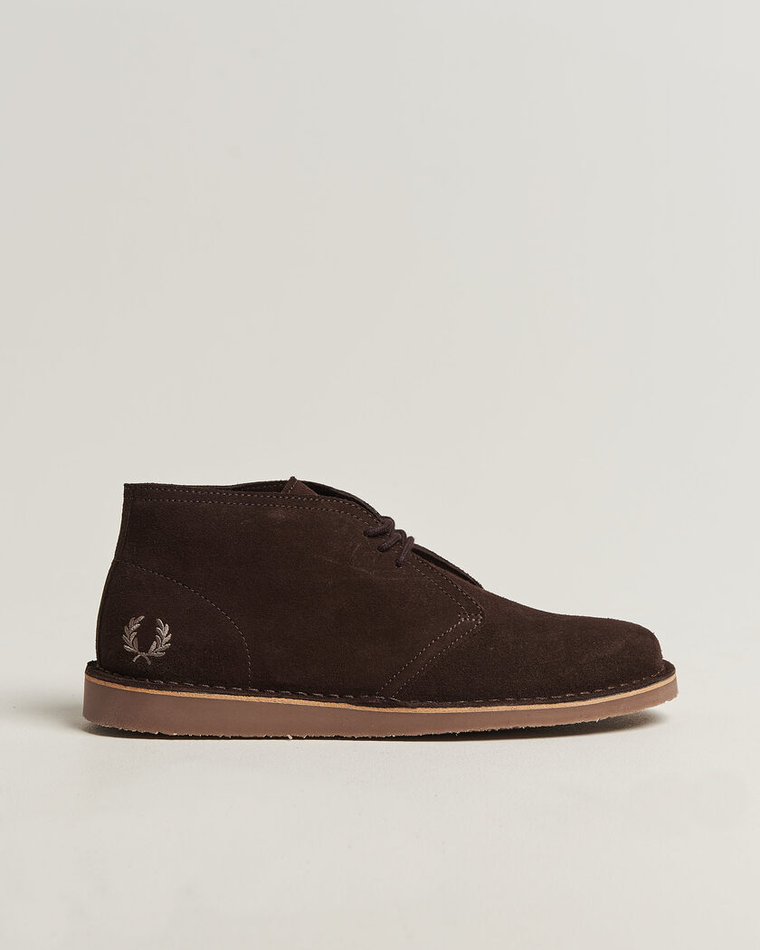 Fred Perry Hawley Suede Chukka Boot Rich Brown – Marron